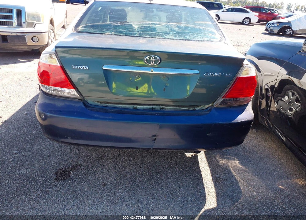 2005 TOYOTA CAMRY LE VIN: 4T1BE32K25U424706