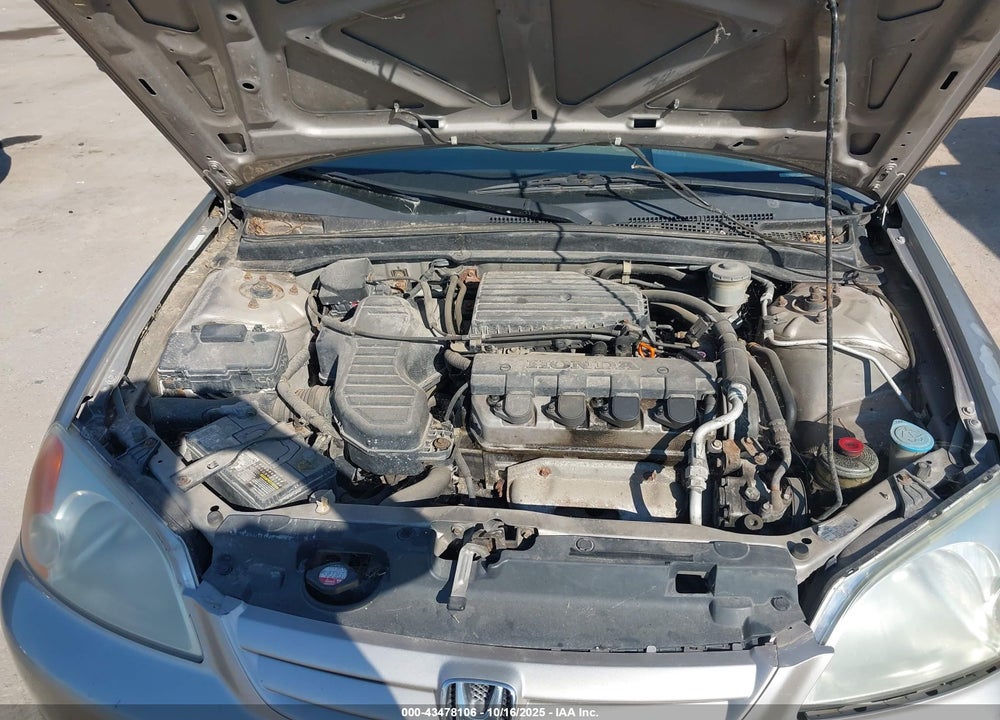 2001 HONDA CIVIC LX VIN: 1HGES16531L022794