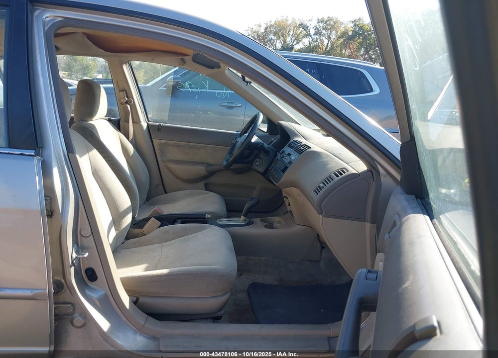 2001 HONDA CIVIC LX VIN: 1HGES16531L022794