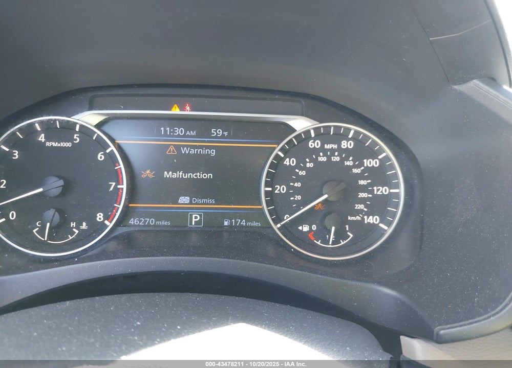 2021 NISSAN ALTIMA SV FWD VIN: 1N4BL4DV2MN395634