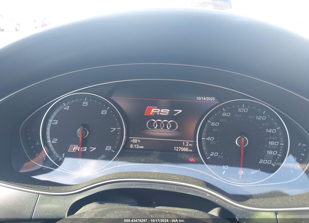 2014 AUDI RS 7 4.0T PRESTIGE VIN: WUAW2AFC8EN904509