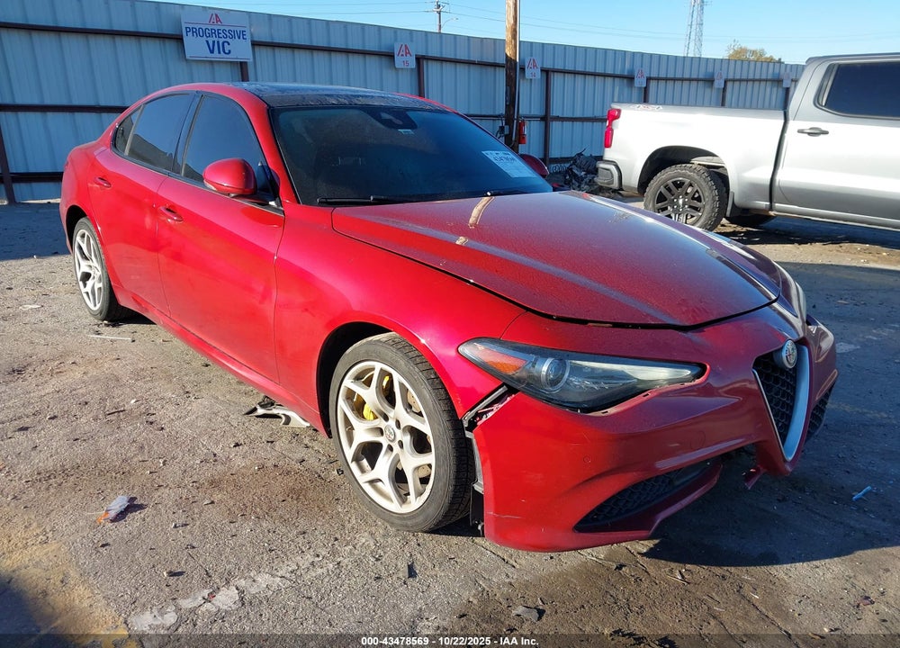 2017 ALFA ROMEO GIULIA TI AWD VIN: ZARFAEENXH7543356