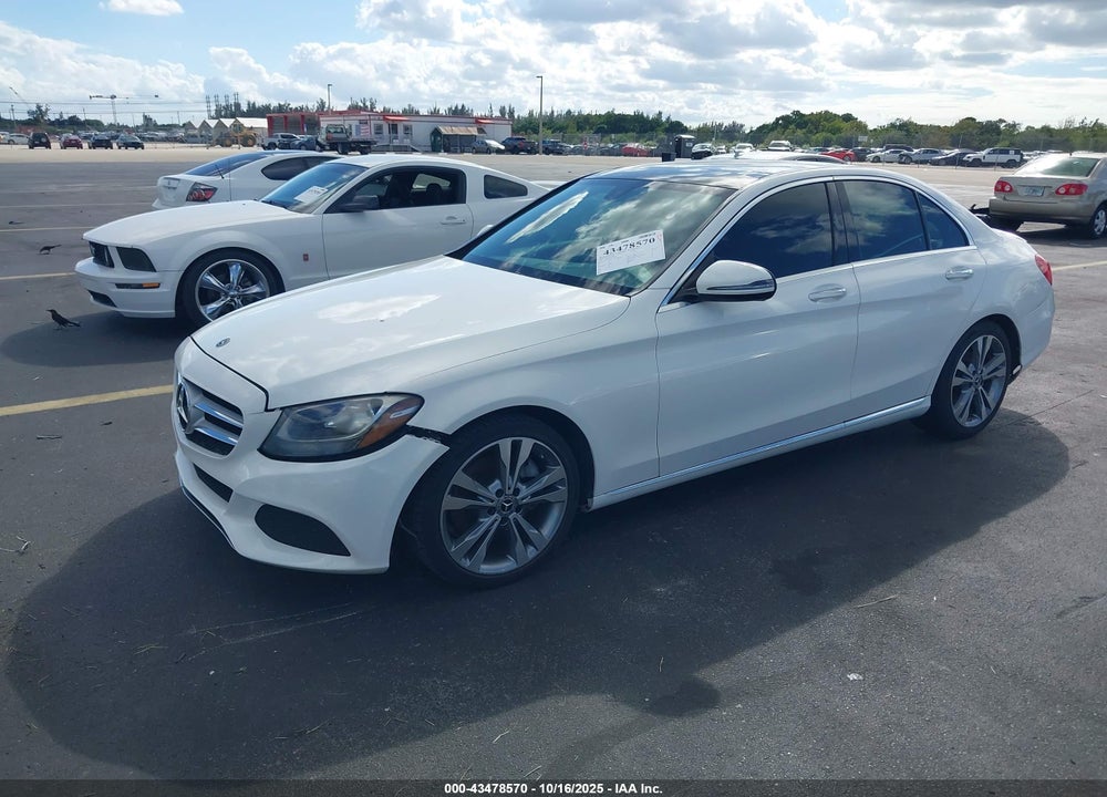 2018 MERCEDES-BENZ C CLASS VIN: 55SWF4JB4JU249077