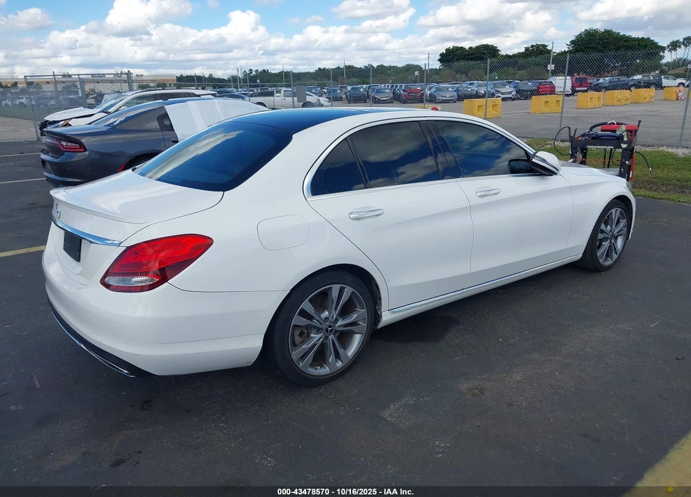 2018 MERCEDES-BENZ C CLASS VIN: 55SWF4JB4JU249077