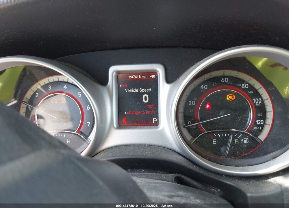 2014 DODGE JOURNEY VIN: 3C4PDCBG0ET229738