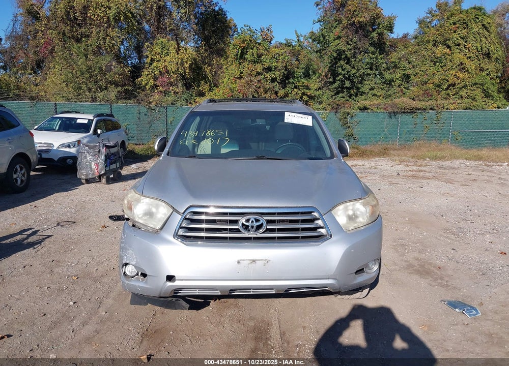 2008 TOYOTA HIGHLANDER LIMITED VIN: JTEES42A182094771