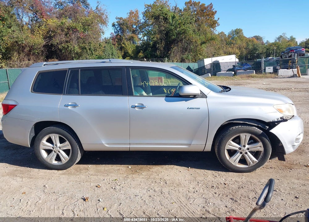 2008 TOYOTA HIGHLANDER LIMITED VIN: JTEES42A182094771