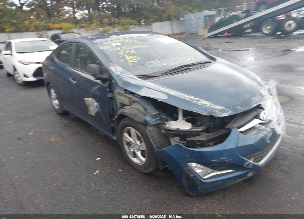 2015 HYUNDAI ELANTRA SE VIN: KMHDH4AE9FU224148
