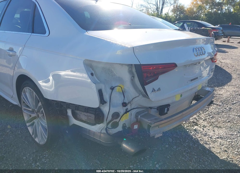 2017 AUDI A4 VIN: WAUENAF48HN066850