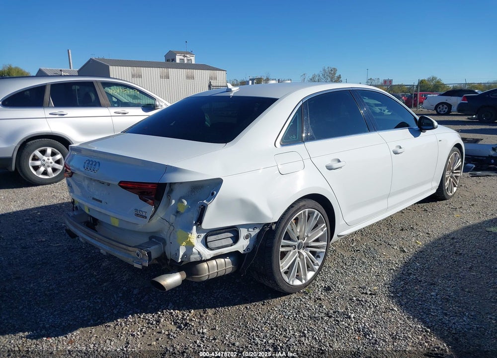2017 AUDI A4 VIN: WAUENAF48HN066850