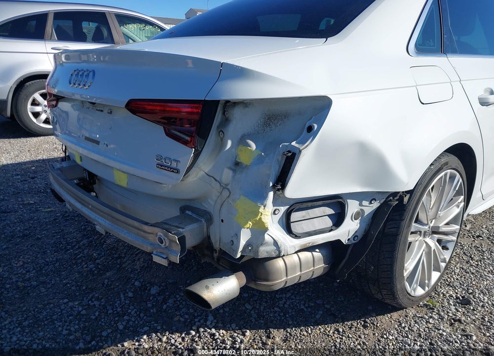 2017 AUDI A4 VIN: WAUENAF48HN066850
