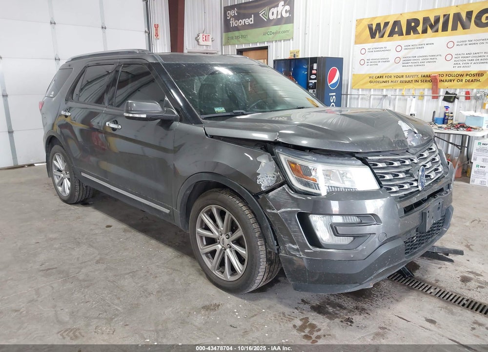 2016 FORD EXPLORER LIMITED VIN: 1FM5K8F81GGC06484