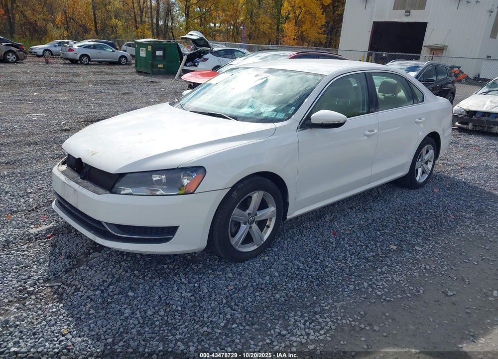 2012 VOLKSWAGEN PASSAT 2.5L SE VIN: 1VWBP7A39CC014761