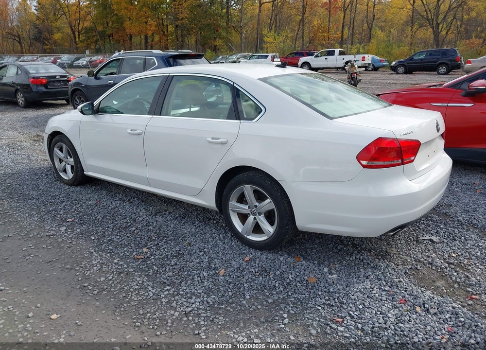 2012 VOLKSWAGEN PASSAT 2.5L SE VIN: 1VWBP7A39CC014761