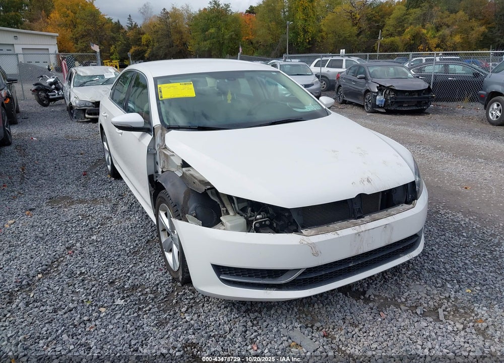 2012 VOLKSWAGEN PASSAT 2.5L SE VIN: 1VWBP7A39CC014761