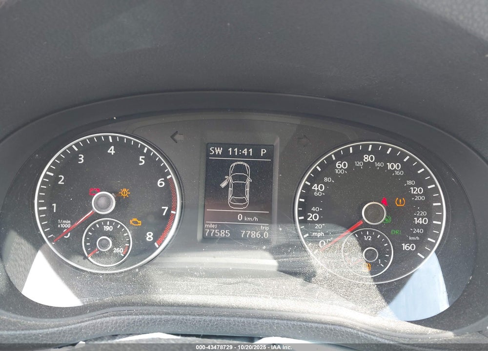 2012 VOLKSWAGEN PASSAT 2.5L SE VIN: 1VWBP7A39CC014761