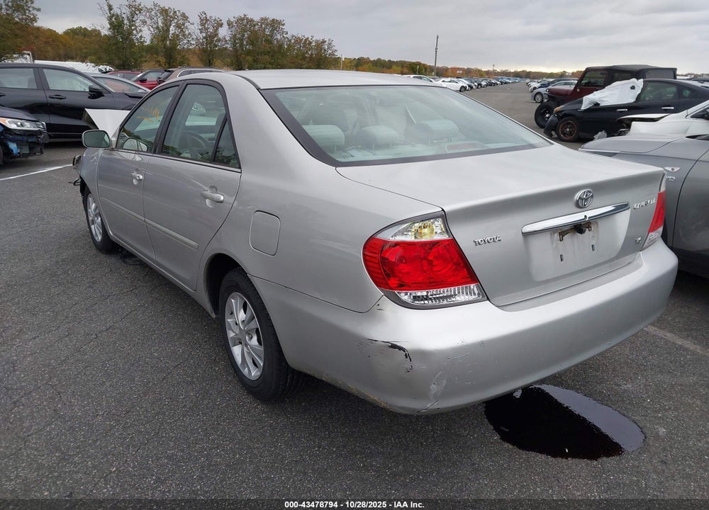 2005 TOYOTA CAMRY LE V6 VIN: 4T1BF32K45U101609