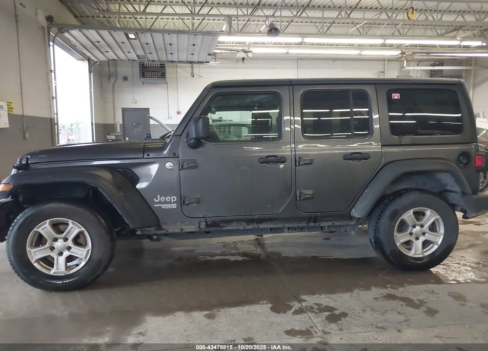 2021 JEEP WRANGLER UNLIMITED SPORT S 4X4 VIN: 1C4HJXDG5MW623097