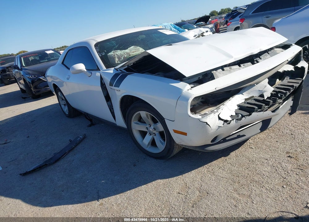 2013 DODGE CHALLENGER SXT VIN: 2C3CDYAGXDH596347