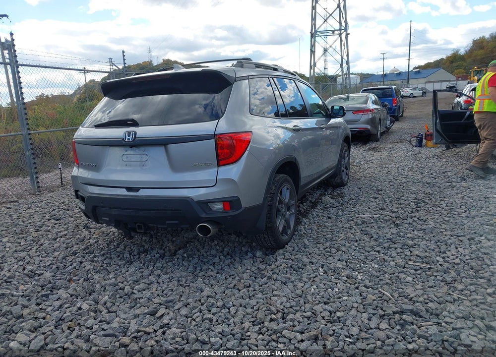 2022 HONDA PASSPORT AWD EX-L VIN: 5FNYF8H57NB015829