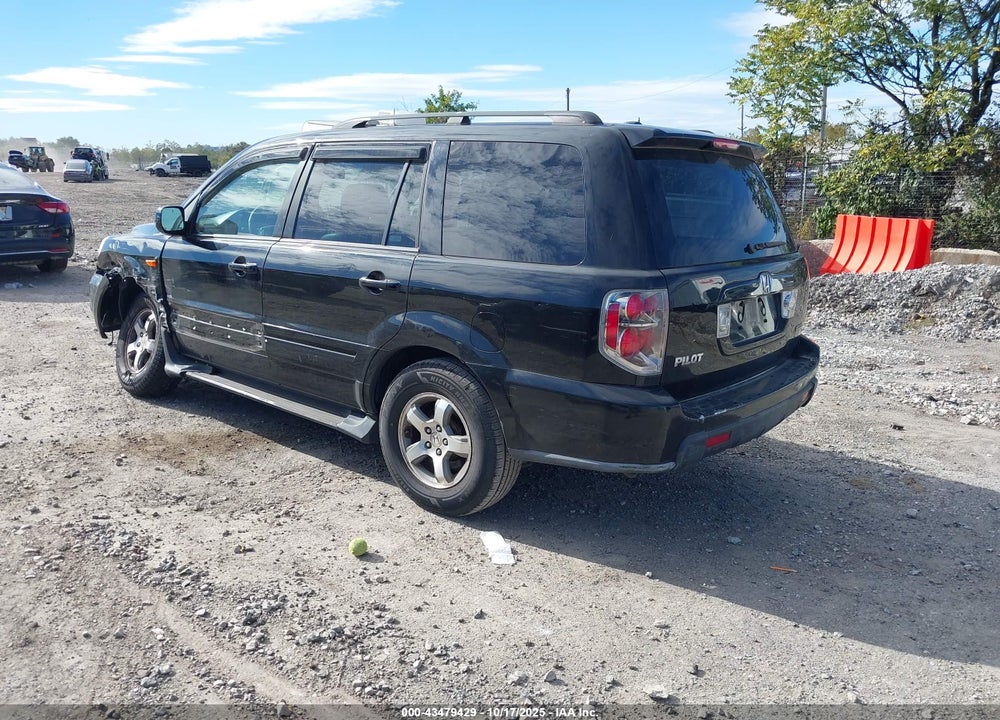 2007 HONDA PILOT EX-L VIN: 2HKYF18597H538782