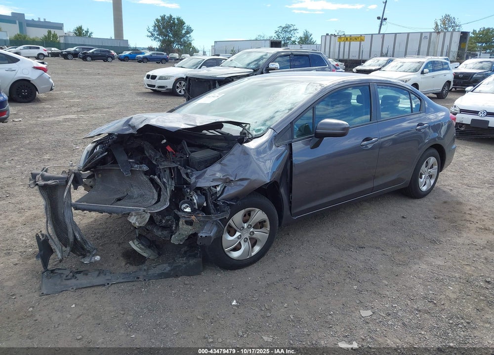 2015 HONDA CIVIC LX VIN: 19XFB2F59FE295344