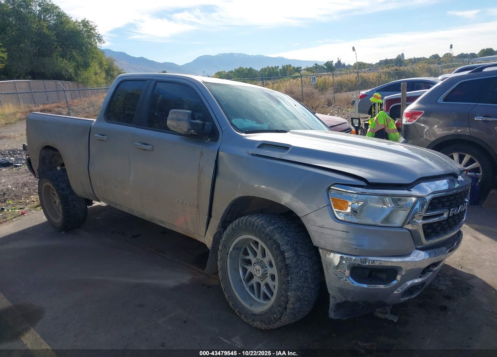 2022 RAM 1500 BIG HORN  4X4 6'4 BOX VIN: 1C6RRFBG7NN342010
