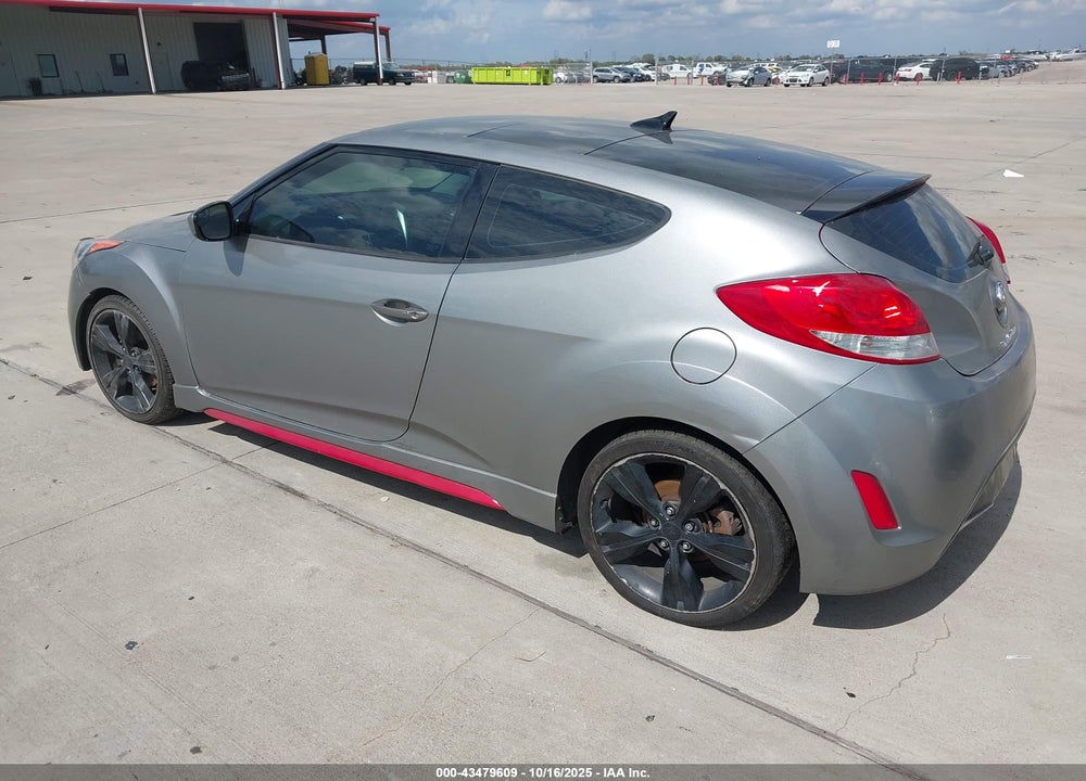 2014 HYUNDAI VELOSTER BASE W/BLACK VIN: KMHTC6AD1EU182487