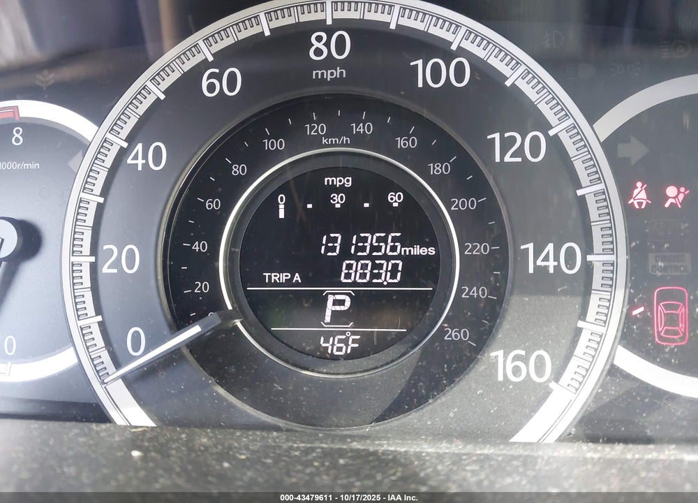 2014 HONDA ACCORD VIN: 1HGCR2F74EA222319