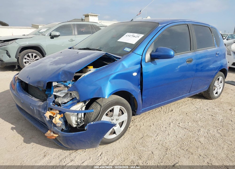 2006 CHEVROLET AVEO LS VIN: KL1TD66606B554501