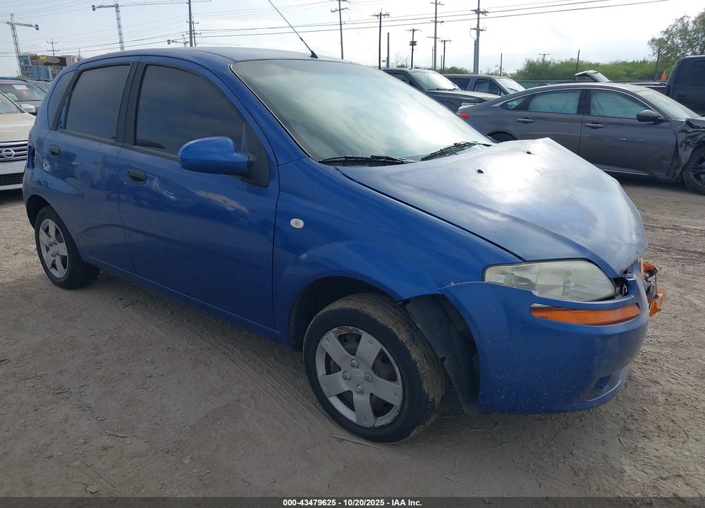 2006 CHEVROLET AVEO LS VIN: KL1TD66606B554501