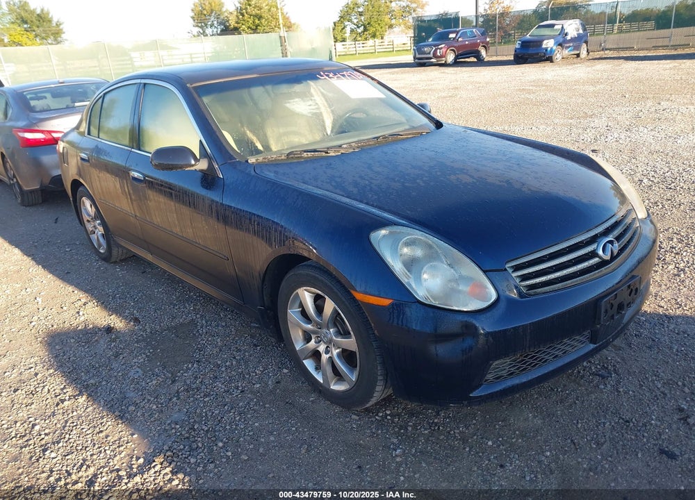 2006 INFINITI G35 VIN: JNKCV51EX6M502083