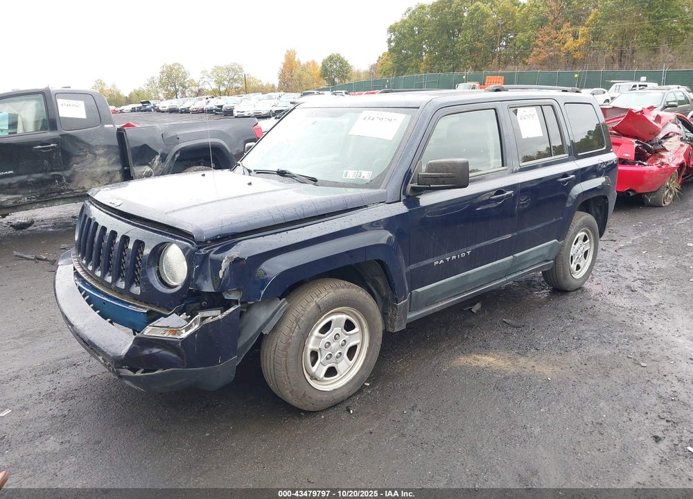 2017 JEEP PATRIOT SPORT VIN: 1C4NJRBB3HD194730