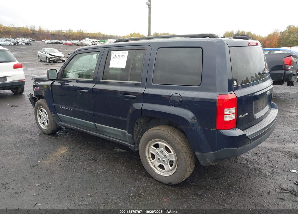 2017 JEEP PATRIOT SPORT VIN: 1C4NJRBB3HD194730
