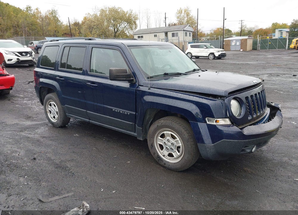 2017 JEEP PATRIOT SPORT VIN: 1C4NJRBB3HD194730