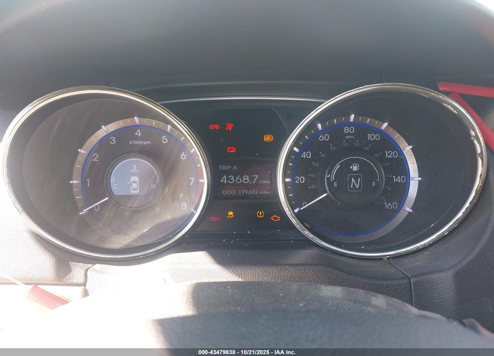 2012 HYUNDAI SONATA LIMITED 2.0T VIN: 5NPEC4AB5CH496232
