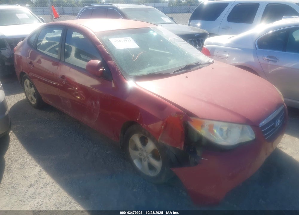 2007 HYUNDAI ELANTRA GLS/LIMITED/SE VIN: KMHDU46DX7U132589