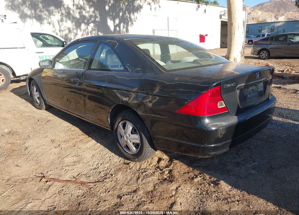 2002 HONDA CIVIC LX VIN: 1HGEM22522L009266