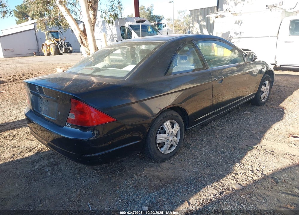 2002 HONDA CIVIC LX VIN: 1HGEM22522L009266
