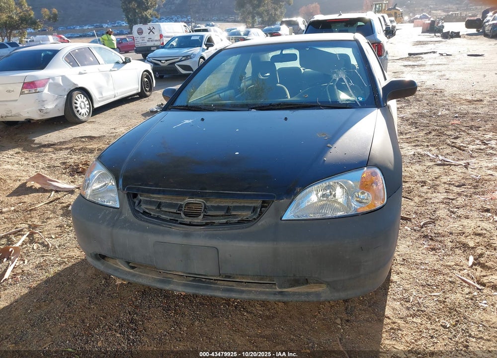 2002 HONDA CIVIC LX VIN: 1HGEM22522L009266