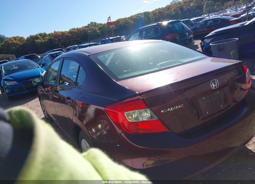 2012 HONDA CIVIC VIN: 19XFB2F51CE389584