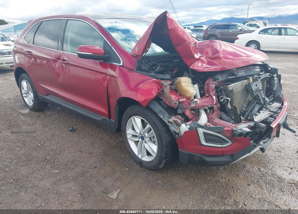 2015 FORD EDGE SEL VIN: 2FMTK4J96FBB40410