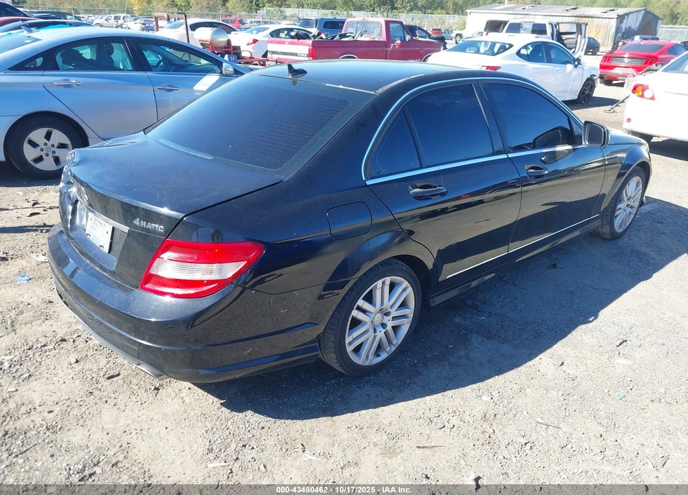 2008 MERCEDES-BENZ C CLASS VIN: WDDGF81X18F047818