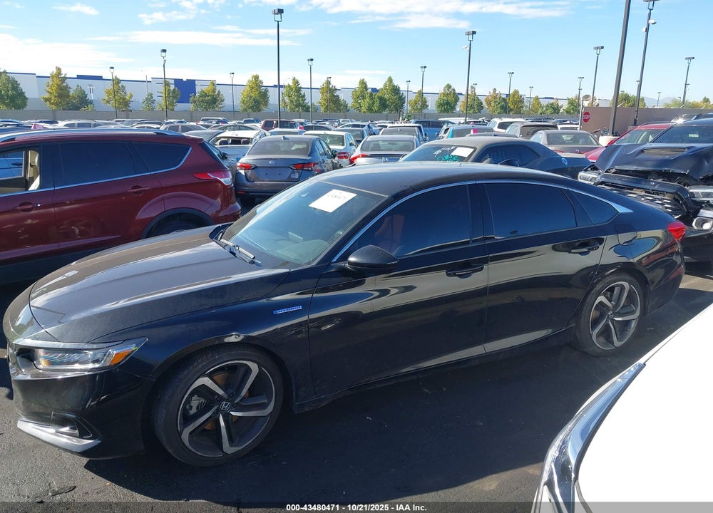 2022 HONDA ACCORD HYBRID SPORT VIN: 1HGCV3F29NA000039