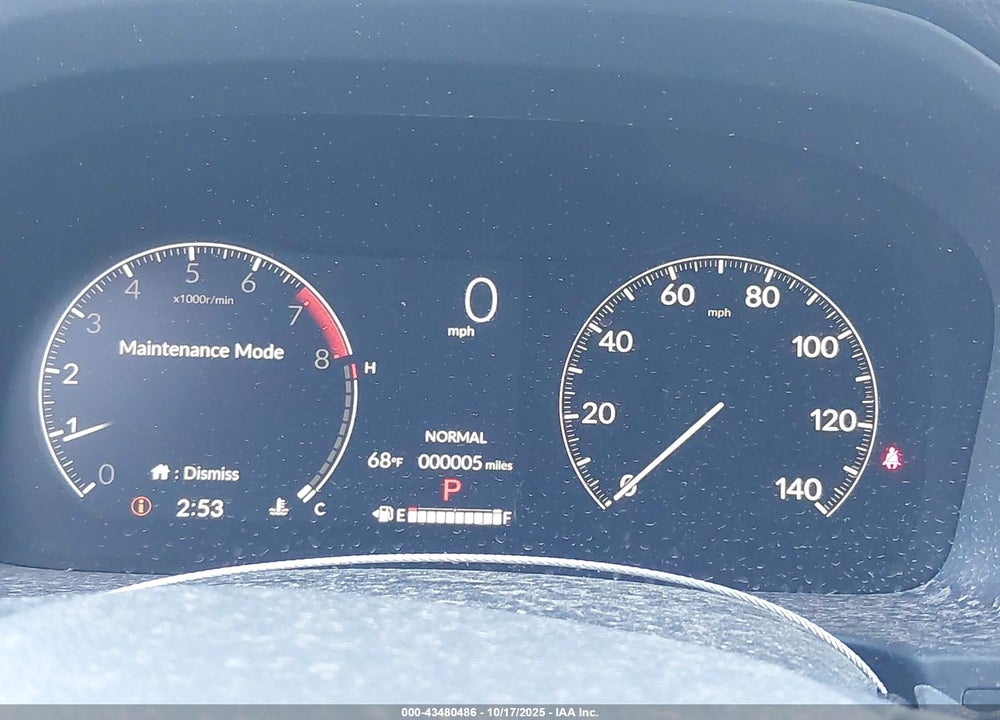 2025 HONDA RIDGELINE VIN: 5FPYK3F57SB042176