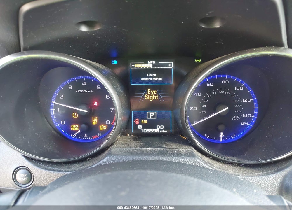 2019 SUBARU OUTBACK 2.5I LIMITED VIN: 4S4BSANC8K3314570