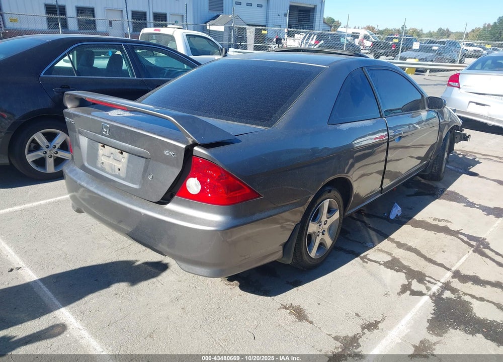 2004 HONDA CIVIC EX VIN: 1HGEM21034L074734