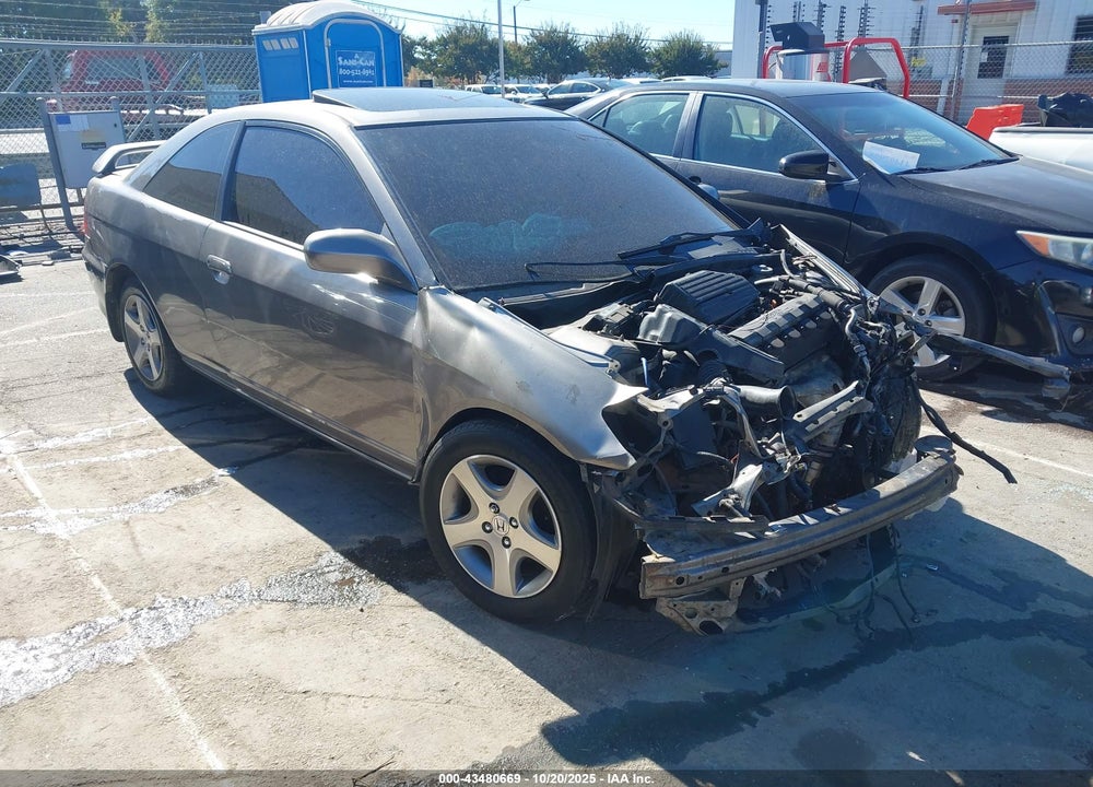 2004 HONDA CIVIC EX VIN: 1HGEM21034L074734