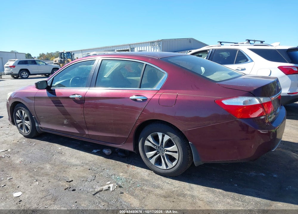 2013 HONDA ACCORD LX VIN: 1HGCR2F3XDA126142