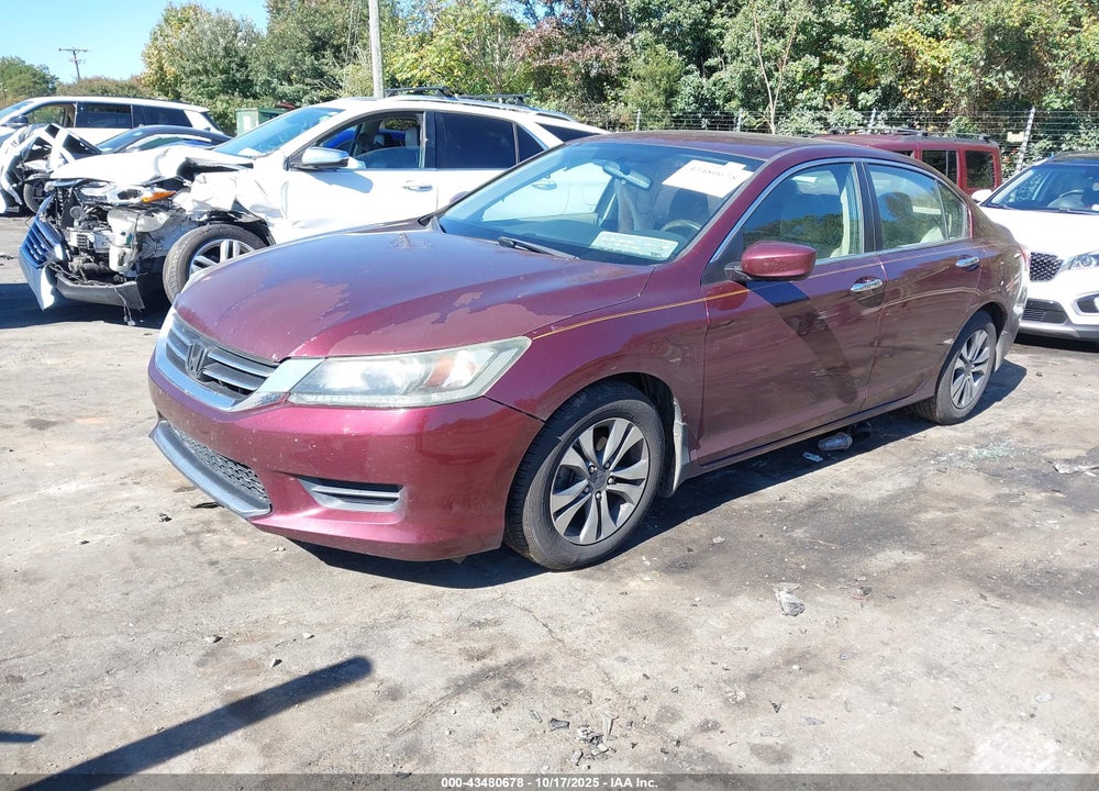2013 HONDA ACCORD LX VIN: 1HGCR2F3XDA126142